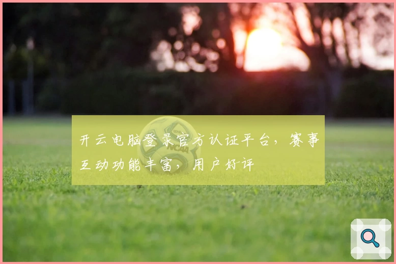 开云电脑登录官方认证平台，赛事互动功能丰富，用户好评
